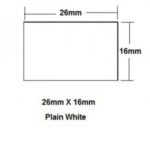 2 Lines Label - Plain & Pre-Printed